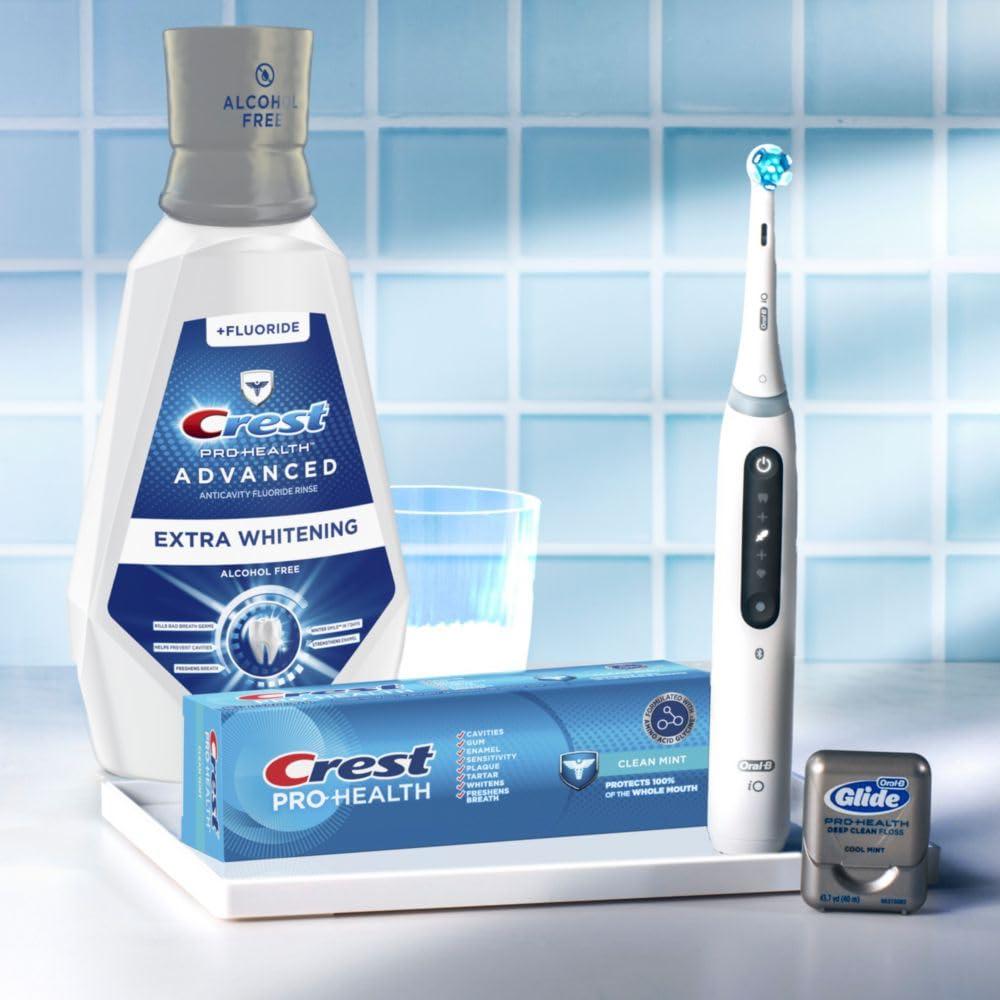 imageCrest ProHealth Advanced Mouthwash Alcohol Free Extra Whitening Energizing Mint Flavor 2x946mL 32 fl oz3199 Fl Oz Pack of 2
