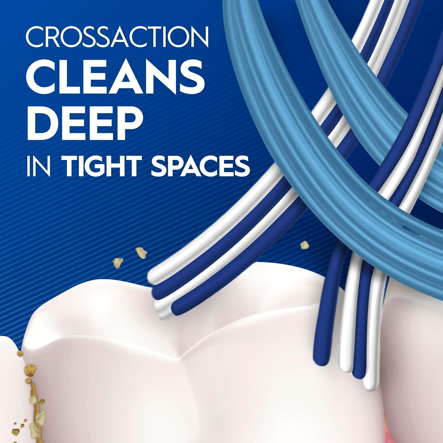image:imageOralB Pro Clean CrossAction Manual Toothbrush 6 Pack Medium Soft Bristle Brushes for Adults Deep Plaque Removal Daily Gum Health and Fresh Breath Travel Toiletries6 Count Pack of 1