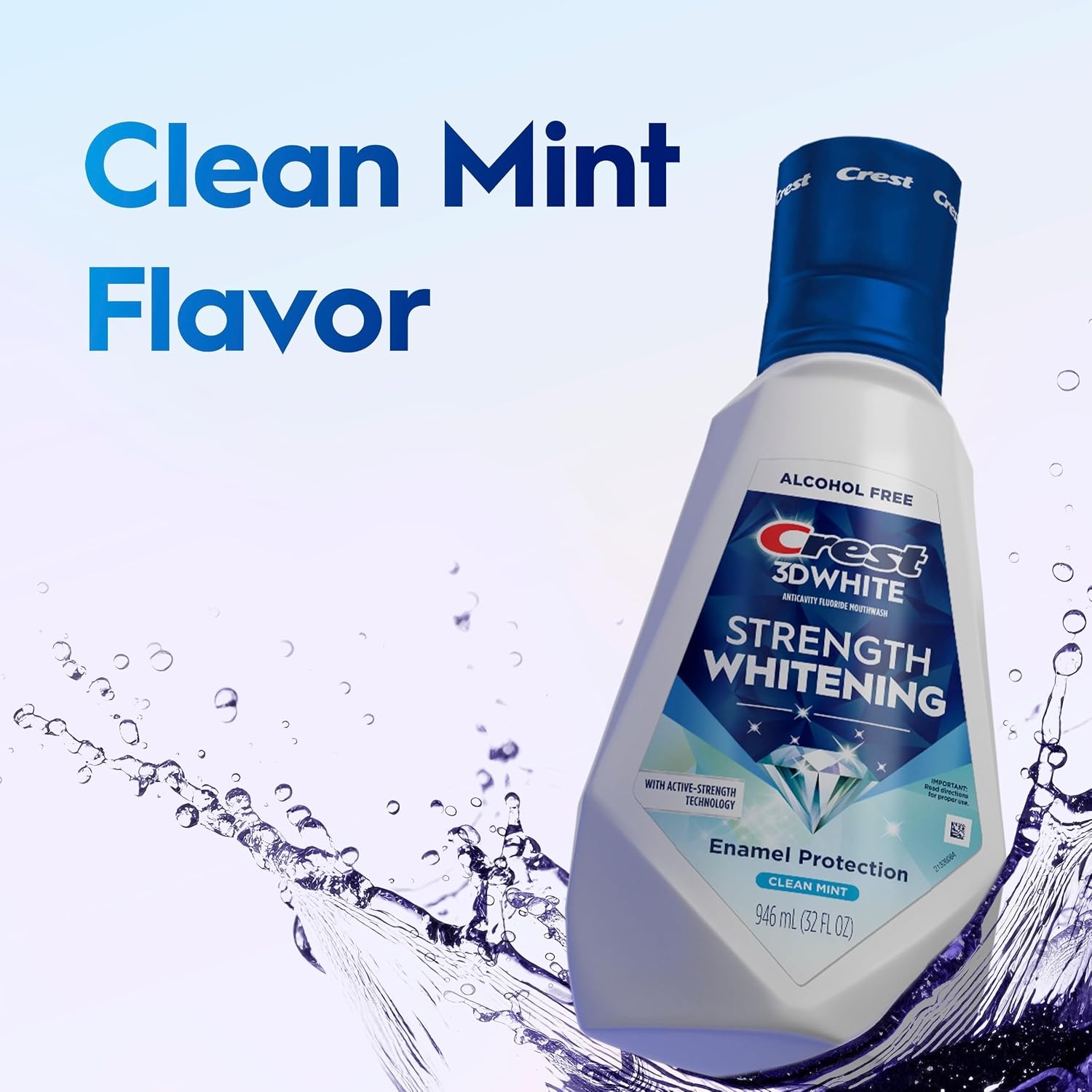 image:imageCrest 3D Clean Mint Mouthwash 32 Fluid Ounce32 Fl Oz Pack of 1