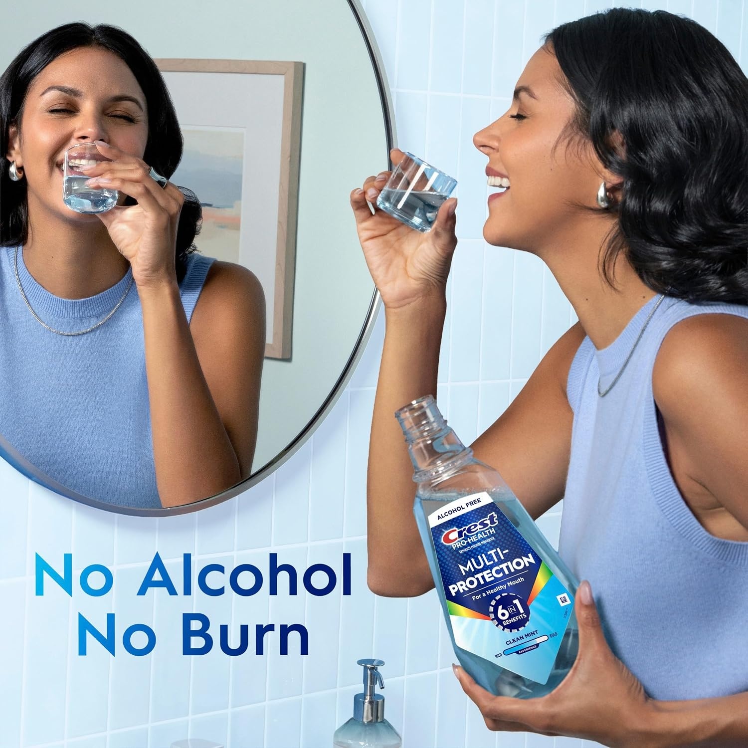 image:imageCrest ProHealth Advanced Mouthwash Alcohol Free Extra Whitening Energizing Mint Flavor 946 mL 32 fl oz169 Fl Oz Pack of 4