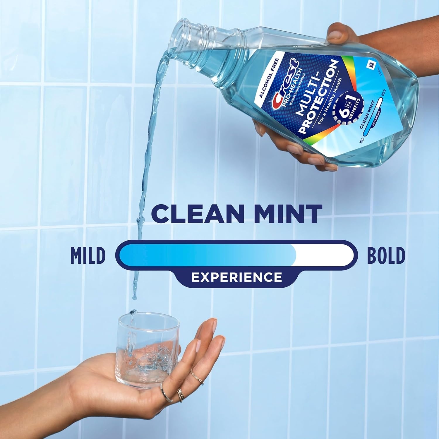 image:imageCrest ProHealth Advanced Mouthwash Alcohol Free Extra Whitening Energizing Mint Flavor 946 mL 32 fl oz169 Fl Oz Pack of 4