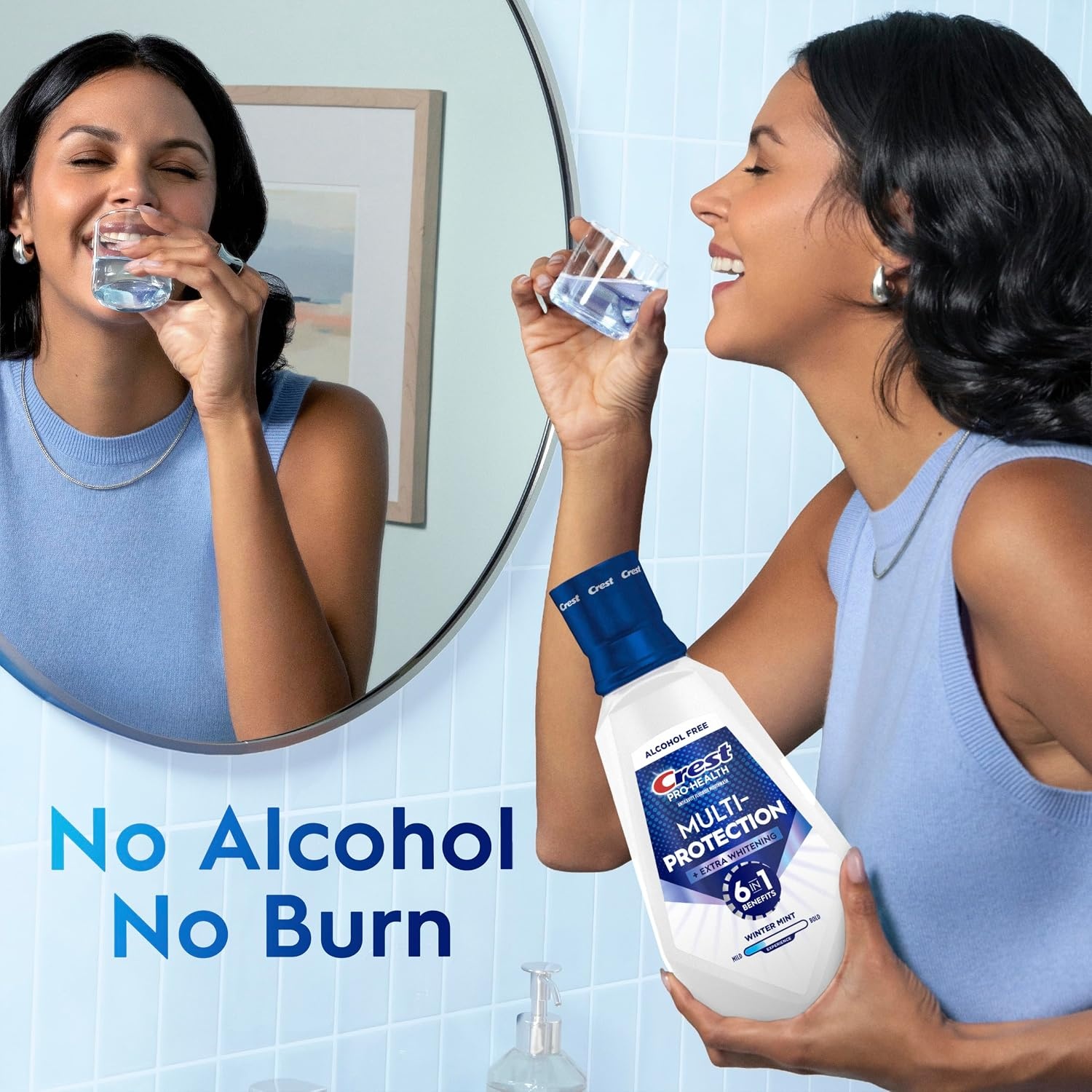 image:imageCrest ProHealth Advanced Mouthwash Alcohol Free Extra Whitening Energizing Mint Flavor 946 mL 32 fl oz319 Fl Oz Pack of 1