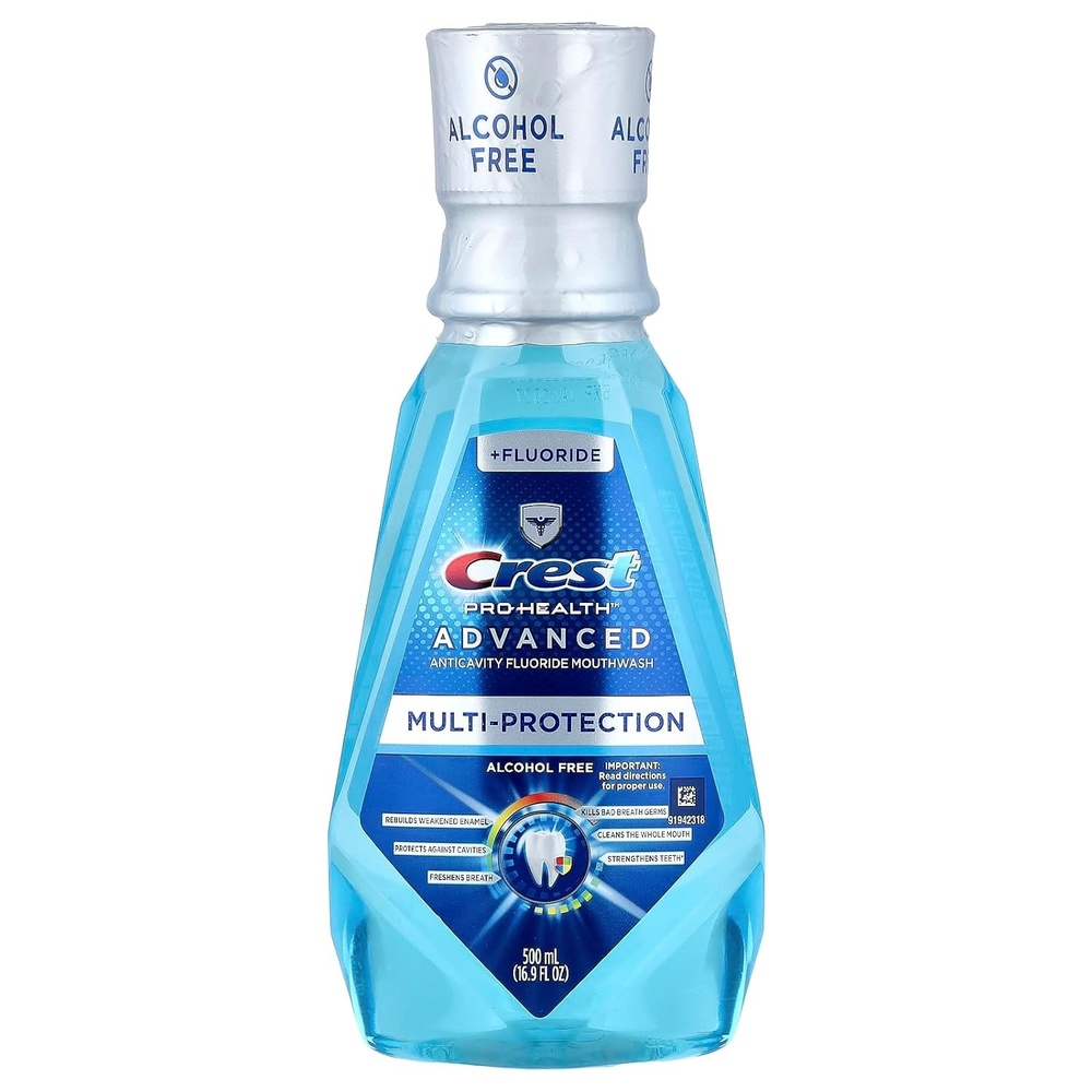 image:imageCrest ProHealth Advanced Mouthwash Alcohol Free Extra Whitening Energizing Mint Flavor 946 mL 32 fl oz169 Fl Oz Pack of 1